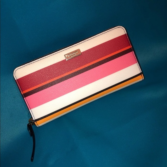 kate spade Handbags - Kate Spade Shore Street Berber Stripe Wallet ♠️